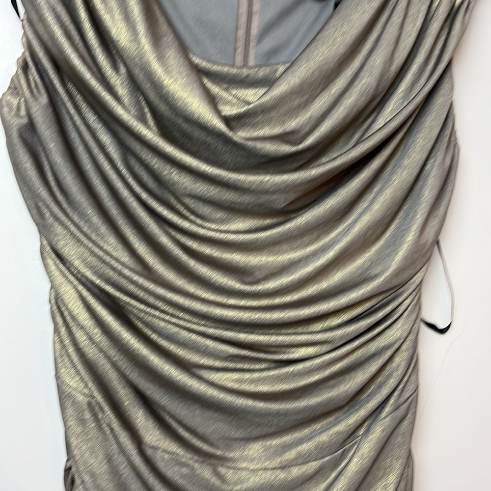 Cache ruched dress with beading - Picture 2 of 6